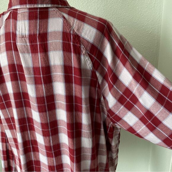 SO Plaid Long Sleeve Shirt Long Sleeve Large - Picture 10 of 14